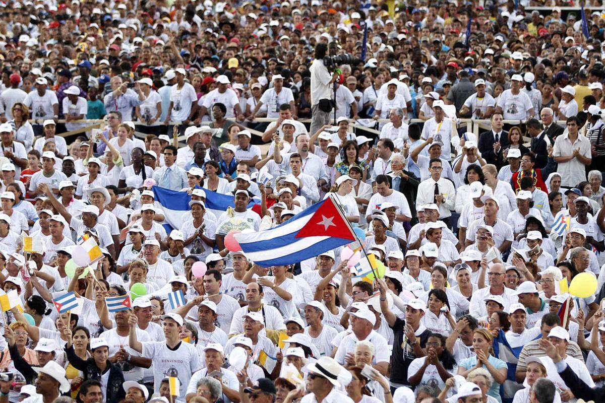 Zwar dominiert der Katholizismus in Kuba nicht so stark wie in Mexiko, das der Papst zuvor besuchte, doch auch in dem Inselstaat sind 60 Prozent der Bevölkerung katholisch getauft.
