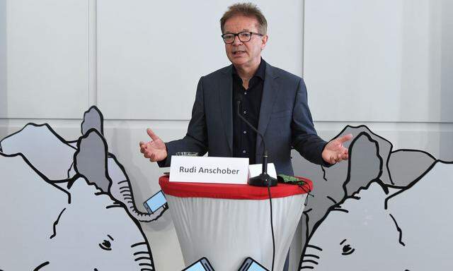 Archivbild: Gesundheitsminister Rudolf Anschober bei einer Pressekonferenz zur 'Stopp-Corona-App' im Juni 2020