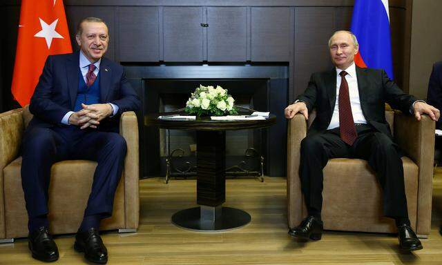 Der türkische Staatschef, Recep Tayyip Erdoğan, und Russlands Präsident, Wladimir Putin.