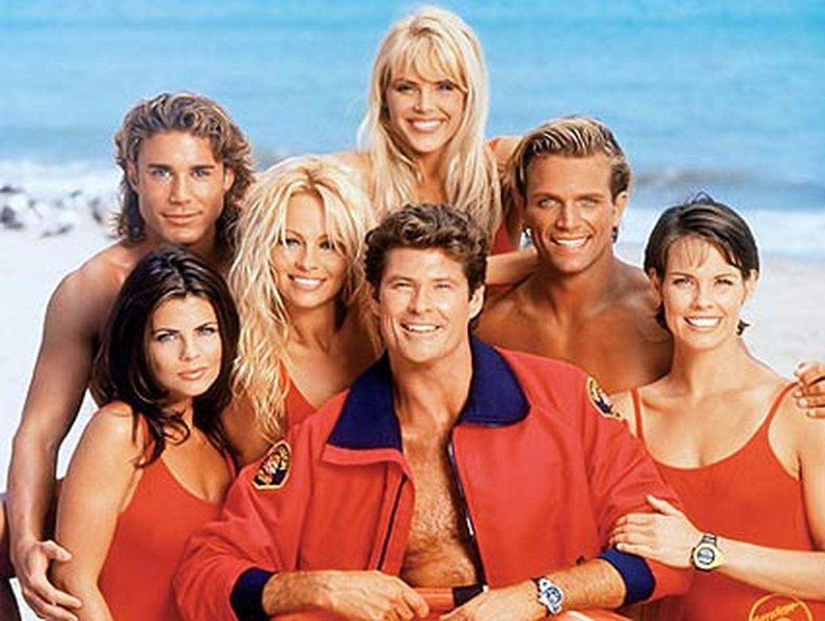 Die knackigen Rettungsschwimmer von Malibu gingen in Deutschland 1990 erstmals auf Sendung. Es folgten 241 „Baywatch“-Folgen in elf Staffeln.