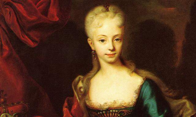 Maria Theresia als Mädchen, gemalt 1727. Die Thronfolge war noch in weiter Ferne.