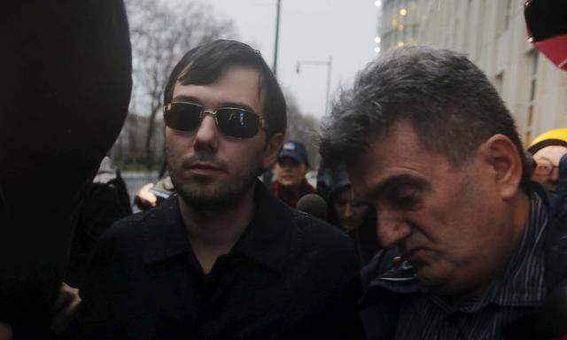 Martin Shkreli departs the U.S. Federal Court in New York