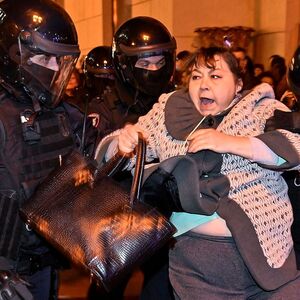 Mutig: Immer noch gehen in Russland Menschen auf die Straße, um gegen den Krieg in der Ukraine und die Teilmobilmachung zu demonstrieren.