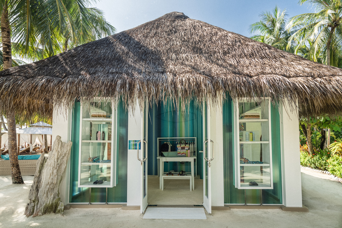 Im Strandresort Reethi Rah.