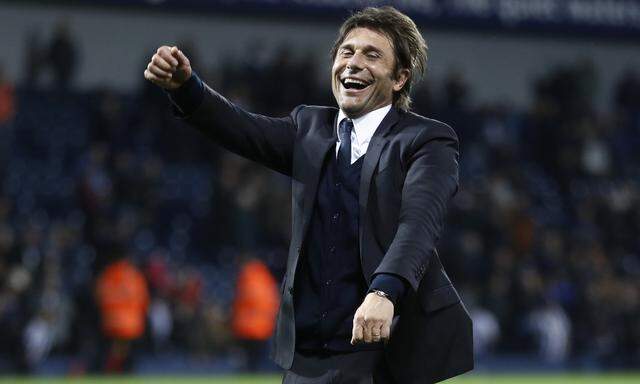 Chelsea-Trainer Antonio Conte hat aktuell viel Anlass zur Freude.