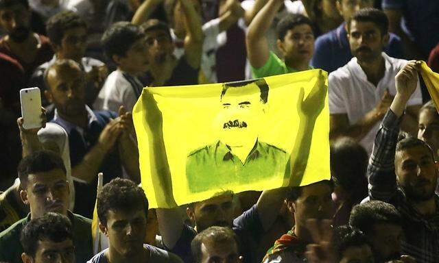 Anhänger von PKK-Chef Abdullah Öcalan