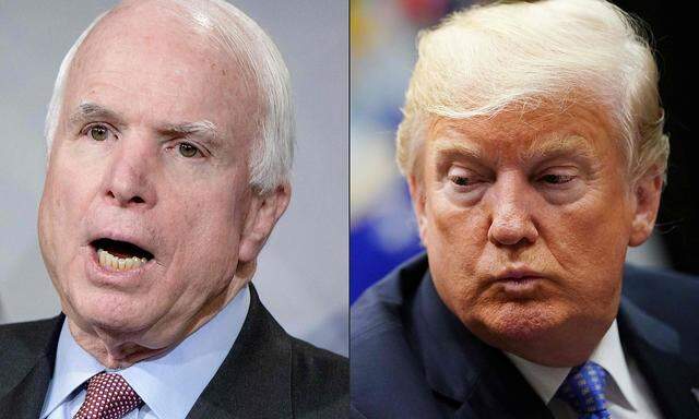 John McCain und Donald Trump