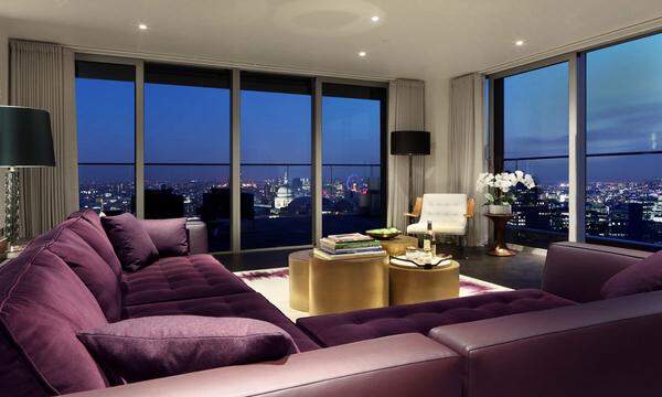 David Walker Architects zeichnen für den Entwurf des 36-stöckigen Luxus-Appartmenthauses "The Heron" in London verantwortlich, unter anderem Fixstarter bei den Mipim-Awards 2014 in der Kategorie "Best Residential Developments".
