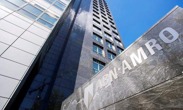 FILE PHOTO: ABN AMRO logo is seen at the headquarters in Amsterdam