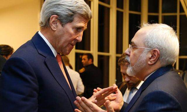 John Kerry und Javad Zarif in Wien 