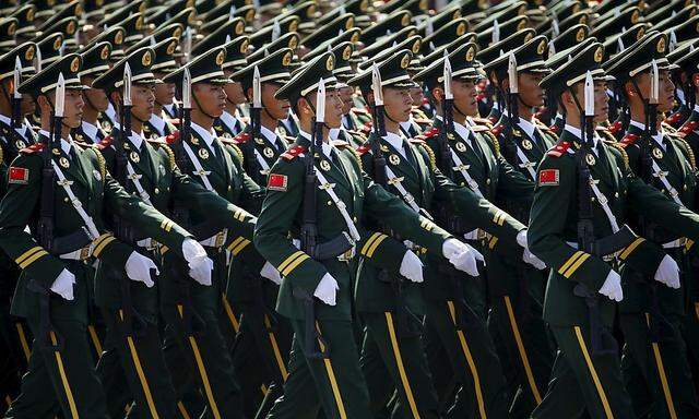 Es ist die größte Militärparade in der Geschichte Chinas.