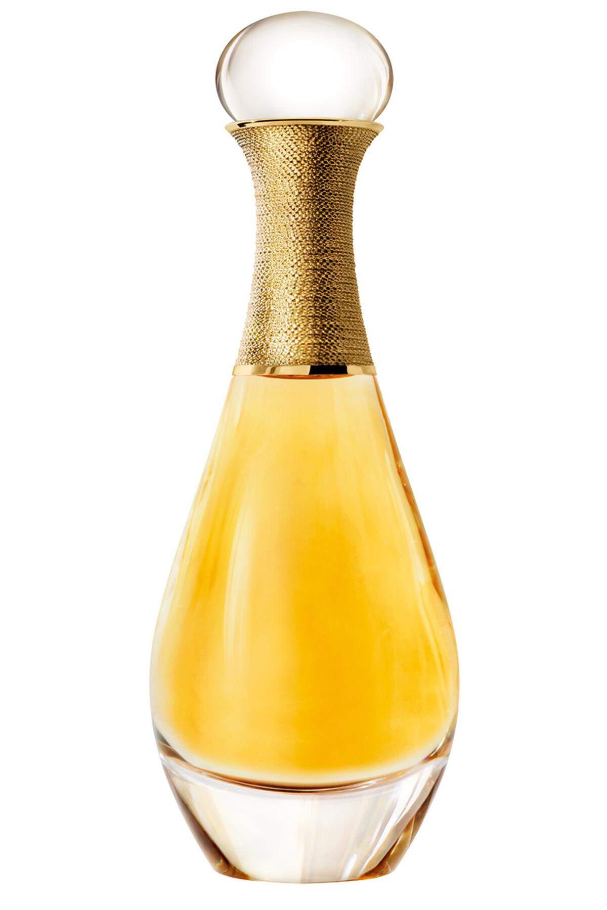 „J’adore l’or“ von Dior, Essence de Parfum, 40 ml, um 126 Euro