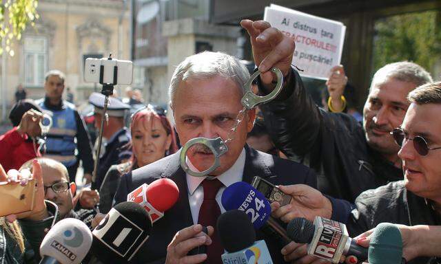 Liviu Dragnea, Parteichef der rumänischen Sozialisten, steckt hinter der Regierungskampagne gegen Brüssel und die freie Justiz.