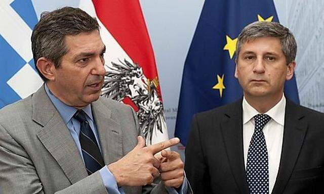 Der griechische Außenminister Lambrinidis auf Werbetour bei Amtskollegen Spindelegger