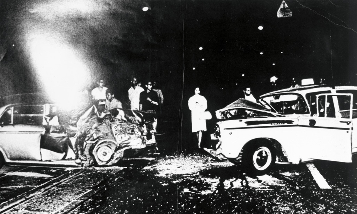Zufallsprodukt. Aus der Serie „Accident“ (eigentlich: „Akushidento“) von Daidō Moriyama aus dem Jahr 1969.