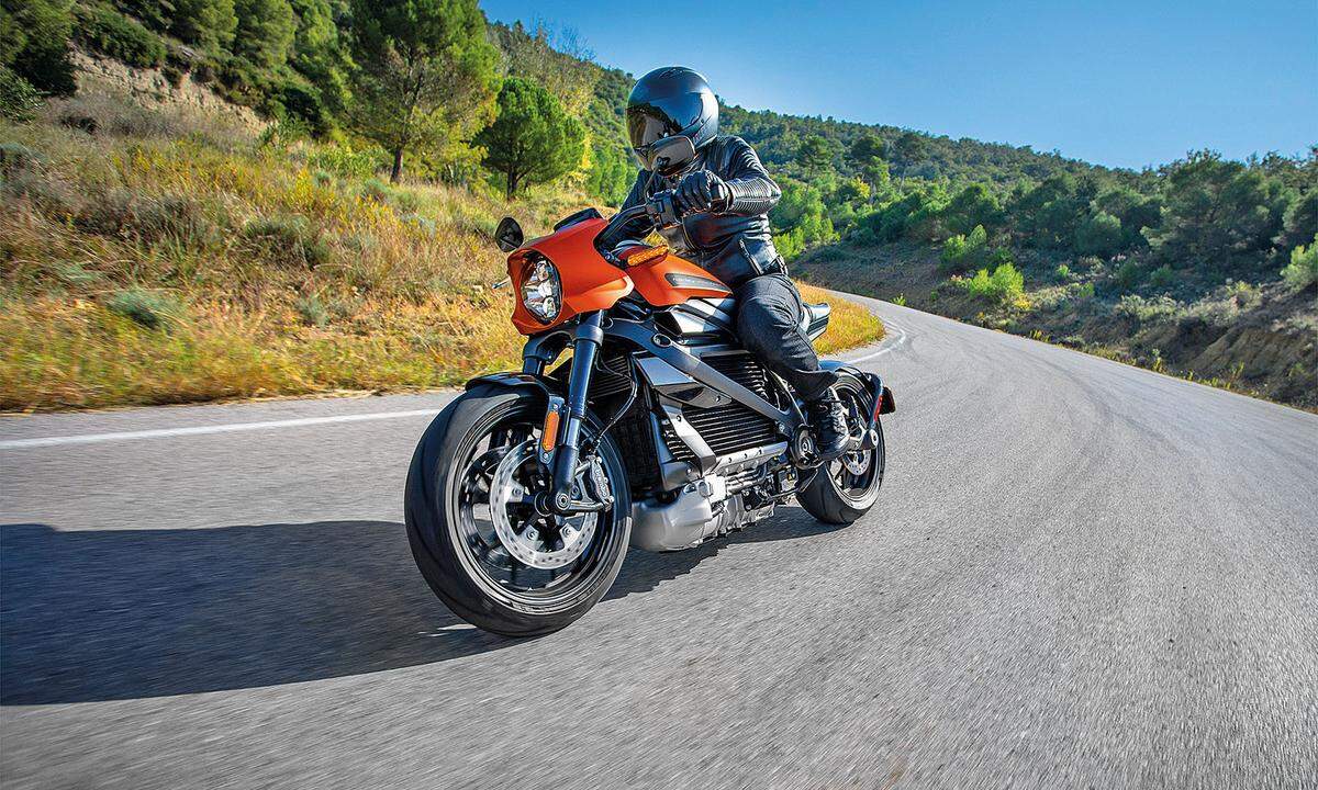 Pfeifen und Säuseln statt Bollern und Brüllen: Harley-Davidson LiveWire, elektrische 105 PS.