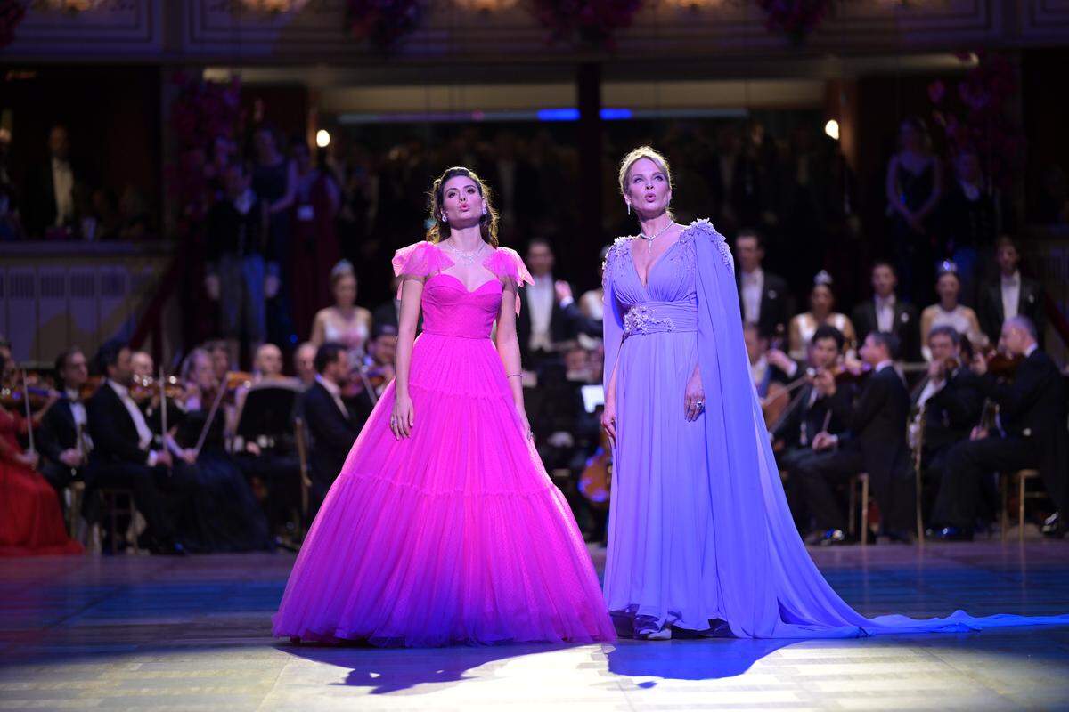 Serena Sáenz (l.) und Elīna Garanča sangen die „Barcarolle“ aus „Les Contes d’Hoffmann“. 