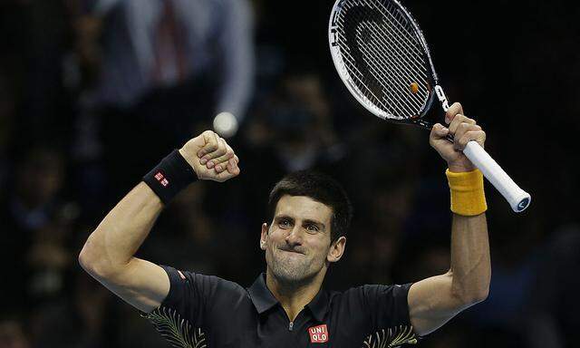 Novak Djokovic nach seinem relativ ungefährdeten Sieg über Jo-Wilfried Tsonga 