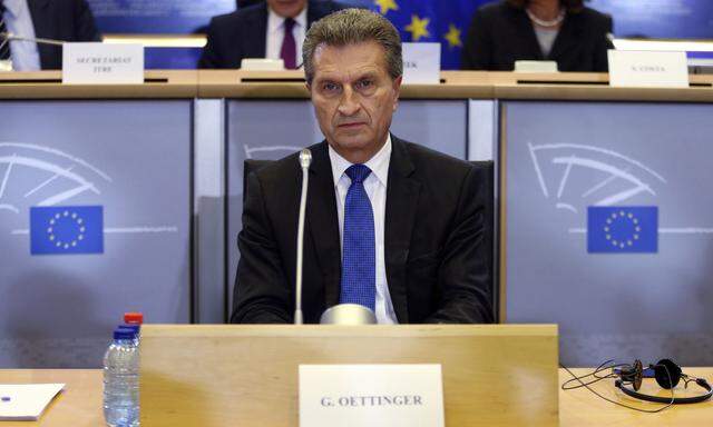 EU-Budgetkommissar Günther Oettinger