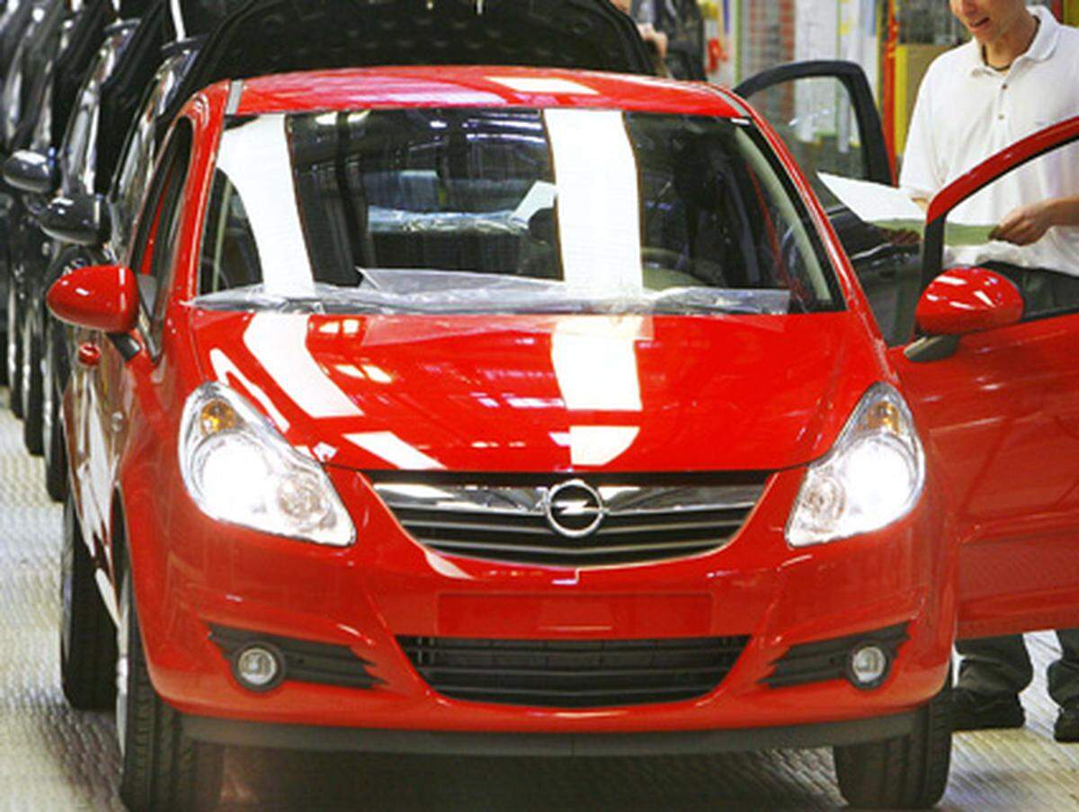 Ein relativer Verlierer eröffnet das Ranking der zehn meistverkauften Autos. 2008 wurden 4.779 Opel Corsas gekauft, um 7,2 Prozent weniger als 2007.