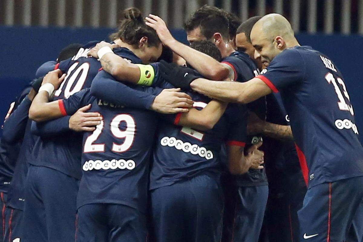 Wenig überraschend der einzige französische Klub in den Top Ten. 399 Millionen Euro waren es im Geschäftsjahr 2012/13.