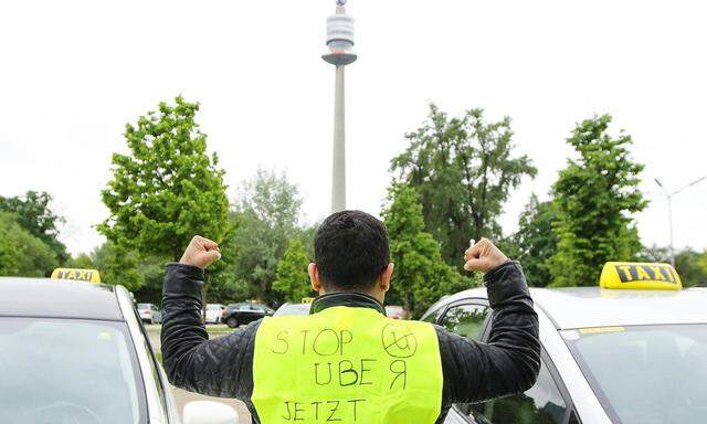 TAXI-DEMO IN WIEN