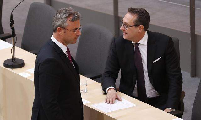 Nobert Hofer, Heinz-Christian Strache