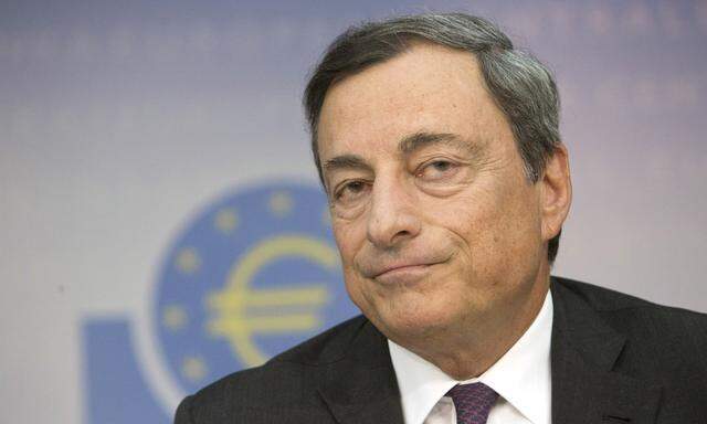 ECB President Mario Draghi Rates Conference