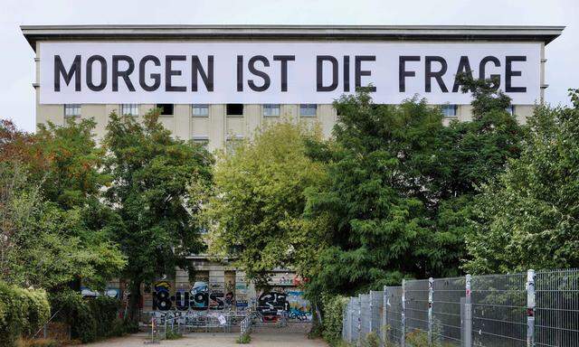 Fassade des Berghain, das derzeit ein Kunstmuseum ist.