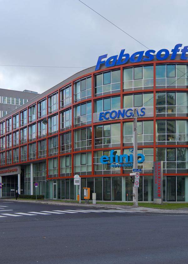 Seit 2004 hat Fabasoft ihre österreichische Unternehmenszentrale im Linzer Bruckner Bürocenter.