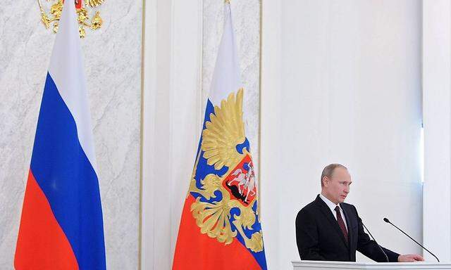 Stapelt ausnahmsweise tief: Russlands Präsident Wladimir Putin
