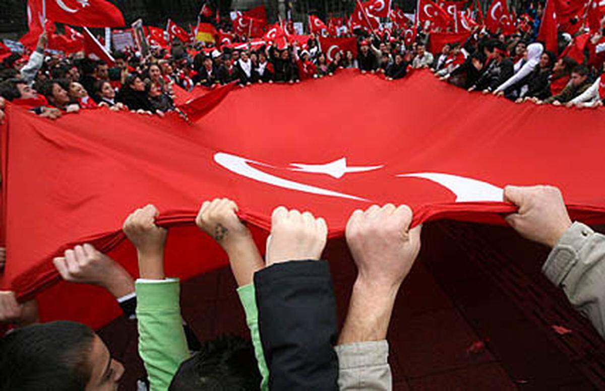 Mit 606 Anträgen versäumte die Türkei den "Stockerlplatz" nur knapp.