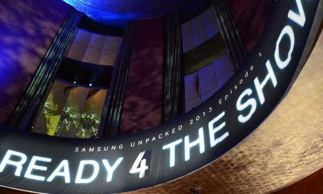 Samsungs schraege SmartphoneShow