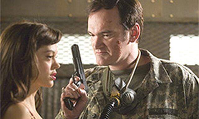 Tarantino bei seinem Gastauftritt.