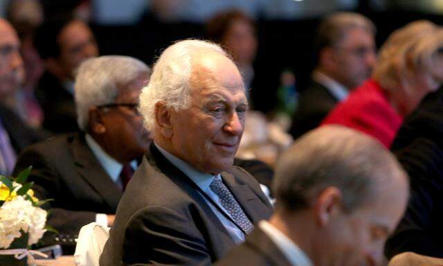 Evelyn de Rothschild beim Weltwirtschaftsforum im Jahr 2016.