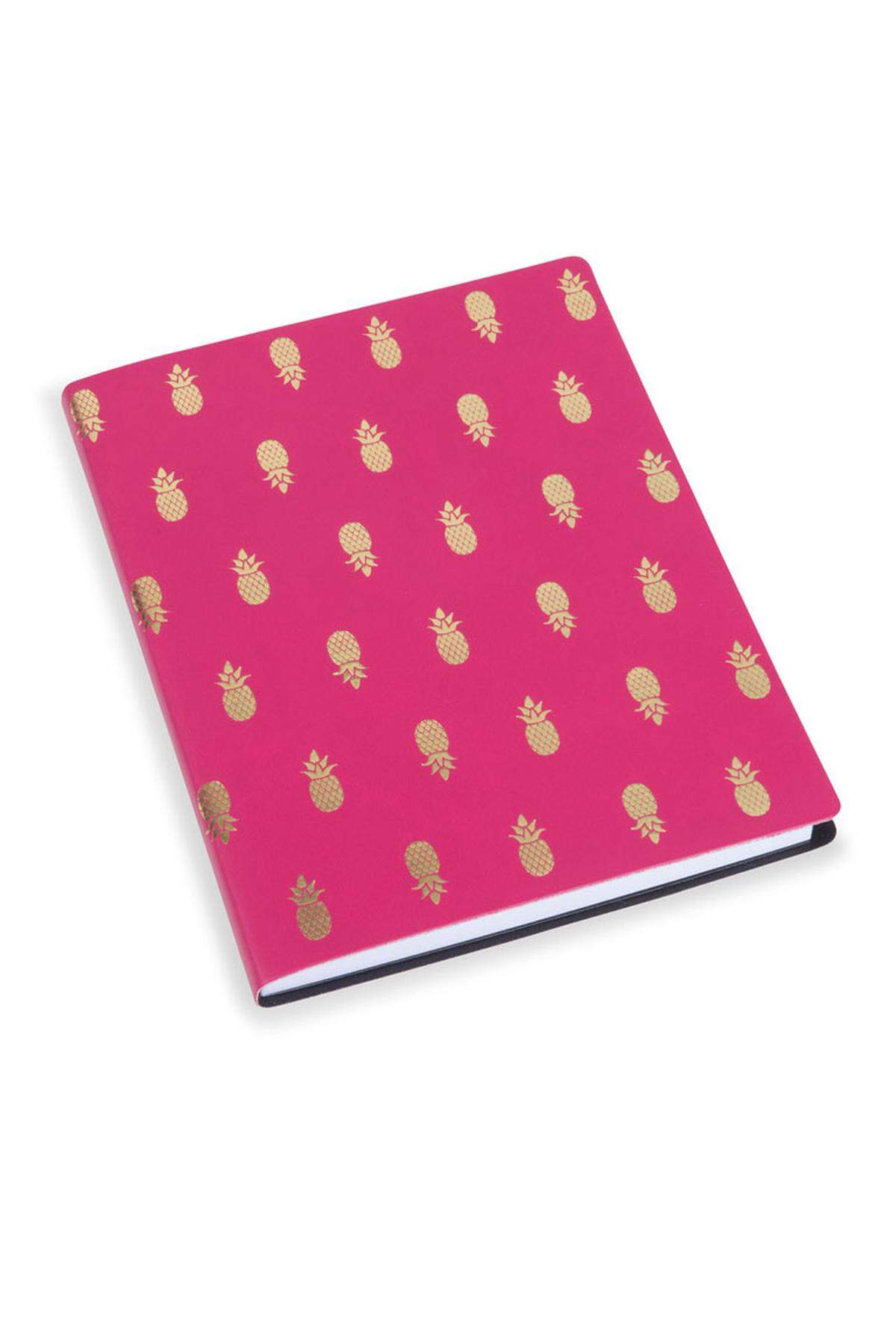 Dieses schicke Notizheft trägt den originellen Namen Ananas Pink und stammt aus dem Haus Maisons du Monde.