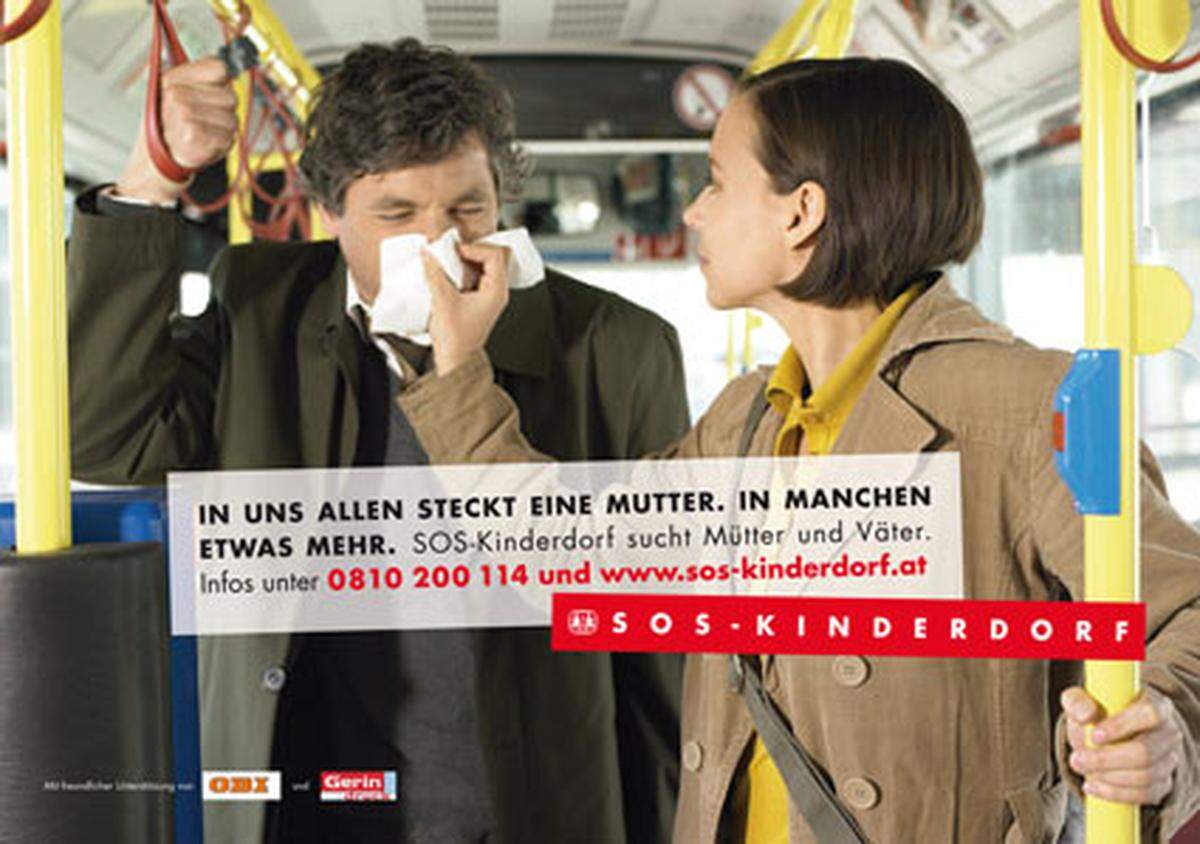 Soziales: "SOS-Kinderdorf", SOS-Kinderdorf Österreich, Saatchi &amp; Saatchi, ZUenithmedia