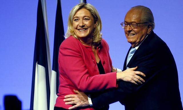 Front National zweier Generationen: Marine Le Pen mit ihrem Vater Jean-Marie Le Pen.