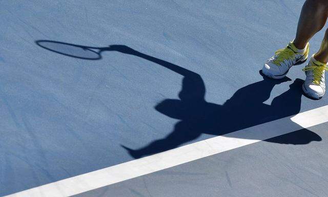 Der lange Schatten im Tiebreak.