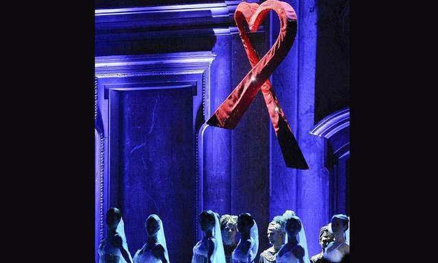 im Palais Auersperg soll noch einmal im Zeichen des Red Ribbon gefeiert werden.