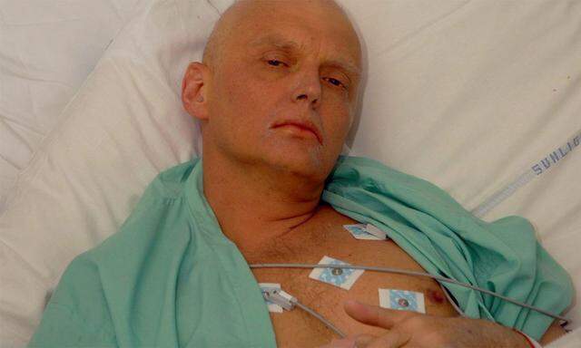 Kreml-Kritiker Alexander Litwinenko kurz vor seinem Tod.