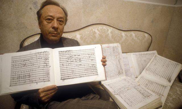 Conductor ALBERTO ZEDDA 1992 ALBERTO ZEDDA direttore d orchestra 1992 AUFNAHMEDATUM GESCH�TZT