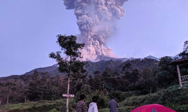 Für den Vulkan Merapi galt die dritthöchste Alarmstufe