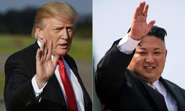 Donald Trump und Kim Jong-un haben sich in den letzten Monaten mehrere Drohungen und Beleidigungen an den Kopf geworfen.