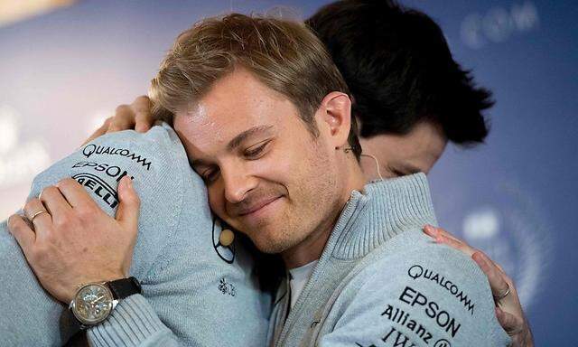 Nico Rosberg und Mercedes-Sportchef Toto Wolff