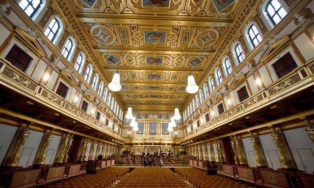 Der Goldene Saal des Musikvereins.