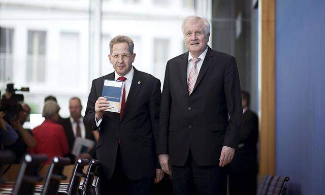 Die Grünen kritisieren Verfassungsschutz-Präsident Hans Georg Maaßen und Innenminister Horst Seehofer (CSU).