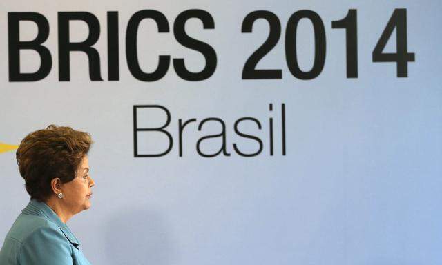 Brazil´s President Rousseff is pictured before the 6th BRICS summit in Fortaleza