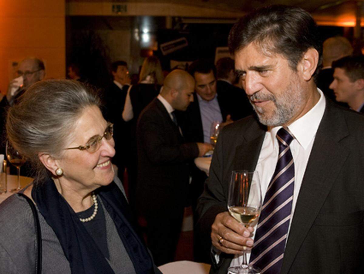 Susanne Schöner, Generalsekretärin des Österreichischen Juristenverbandes, und Ronald Rohrer, Vizepräsident des Obersten Gerichtshofs