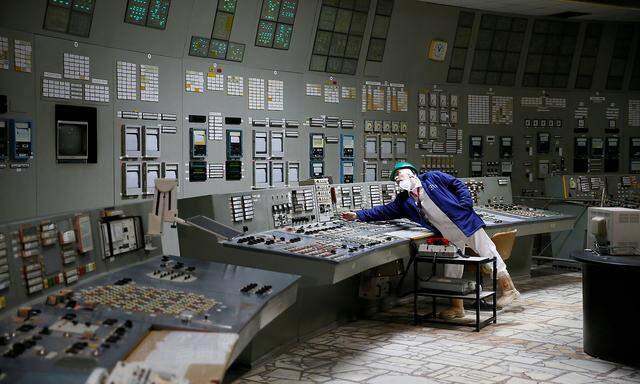 Auch das stillgelegte AKW Tschernobyl darf nicht sich selbst überlassen werden. Eine Aufnahme aus dem Frühjahr 2021. 